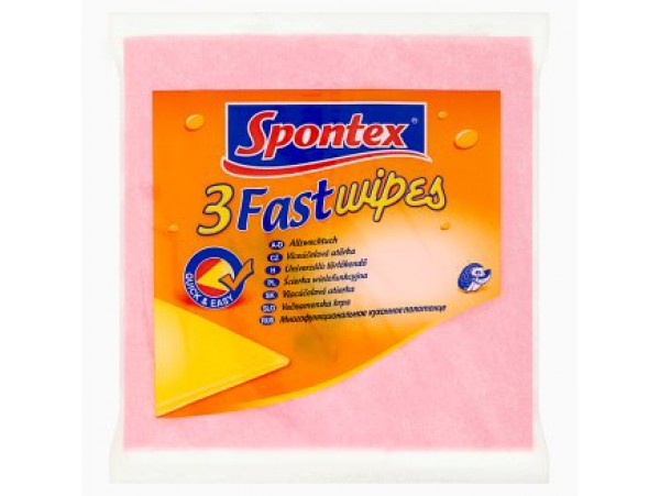 Spontex Fast wipes Многоцелевое кухонное полотенце, 3 шт